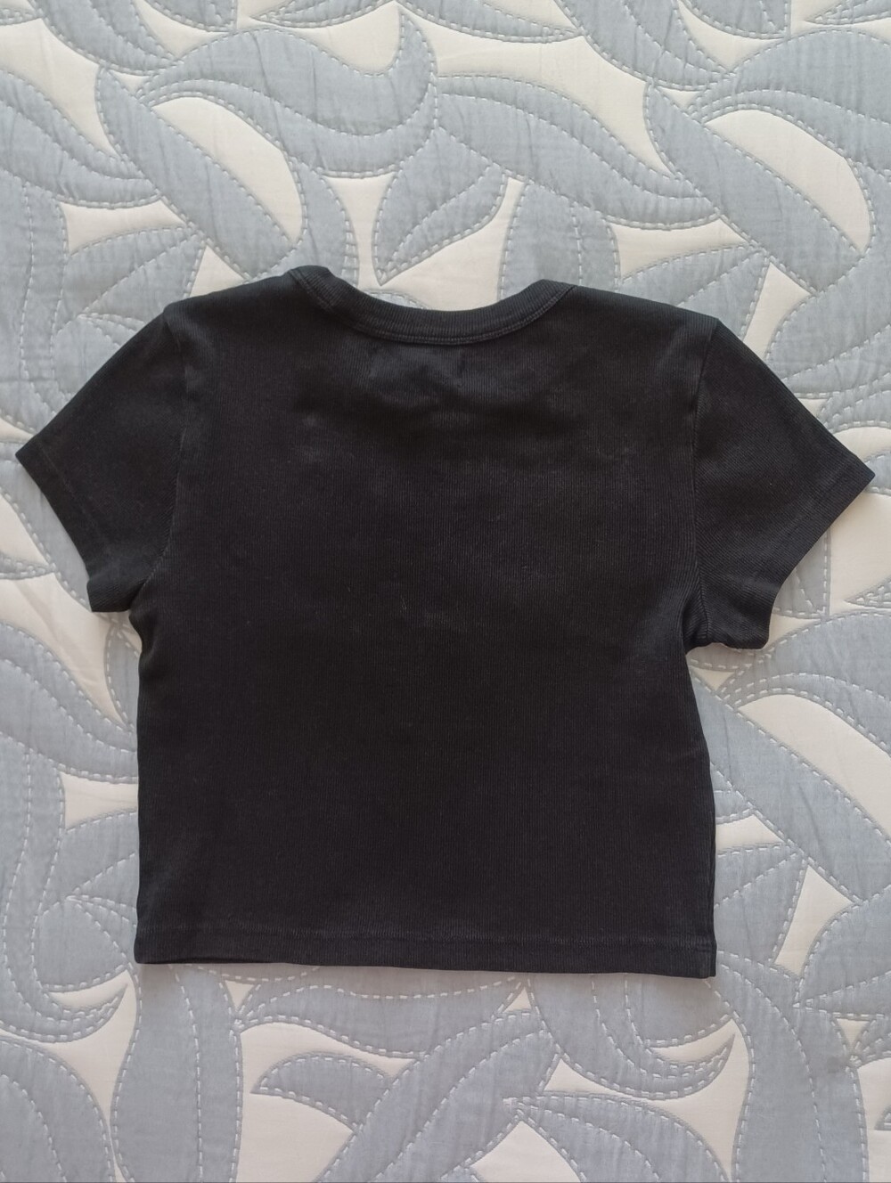 L*Space Julia Baby Tee Black M - Picture 6 of 10